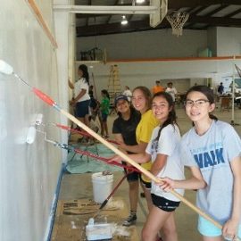 More than 50 Middle School students participate in mission trips each year. Past trips have included Yuma, Arizona and Calexico.
