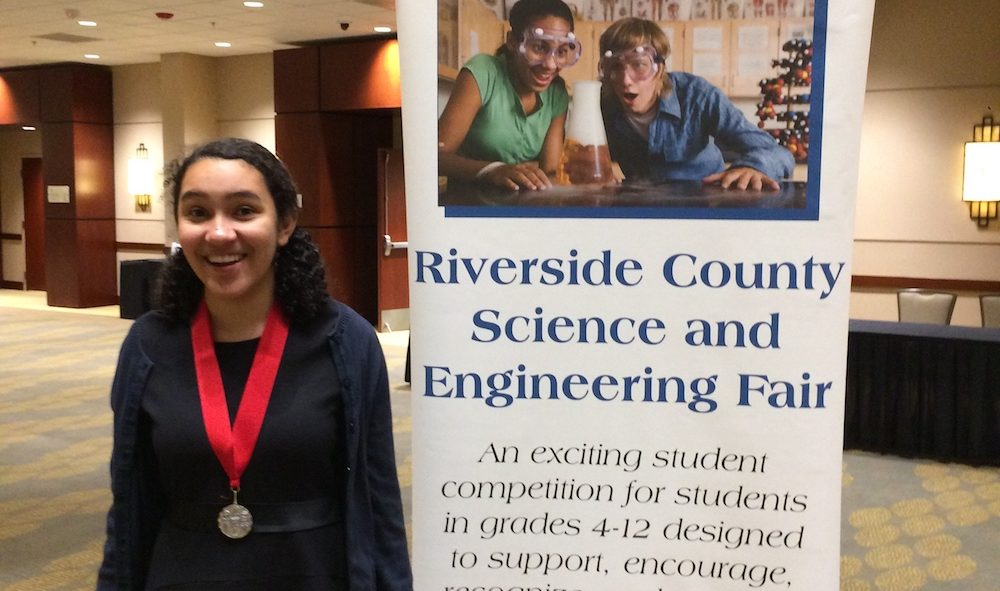 8th Grader Earns Silver Medal at Riverside County Science and Engineering Fair