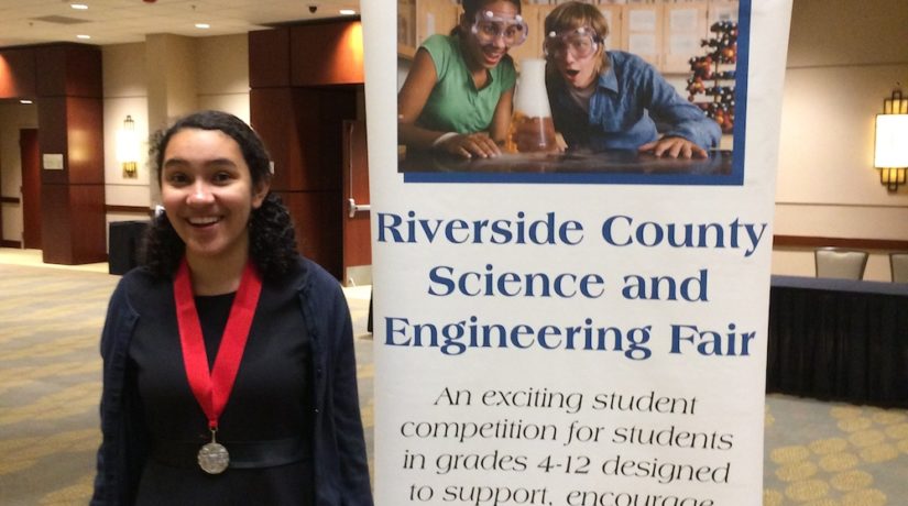 8th Grader Earns Silver Medal at Riverside County Science and Engineering Fair