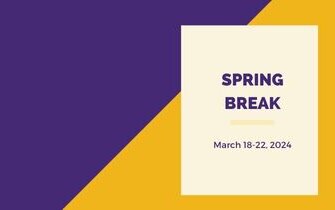 Spring Break – March 18-22