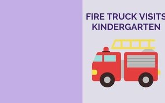 Fire Truck Visits Kindergarten